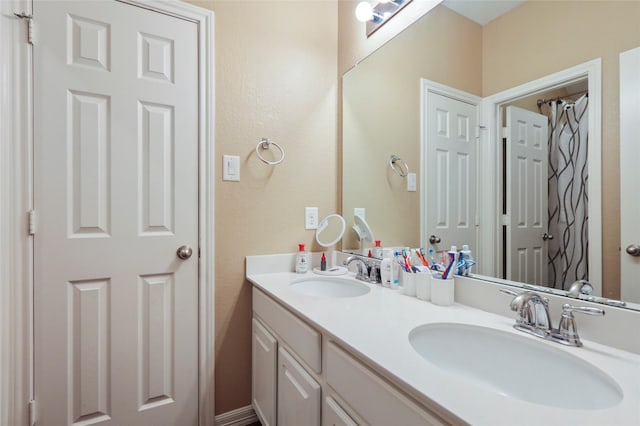 13423 Astley Acres Ln, Cypress, TX 77429 - bathroom with double vanity and a sink