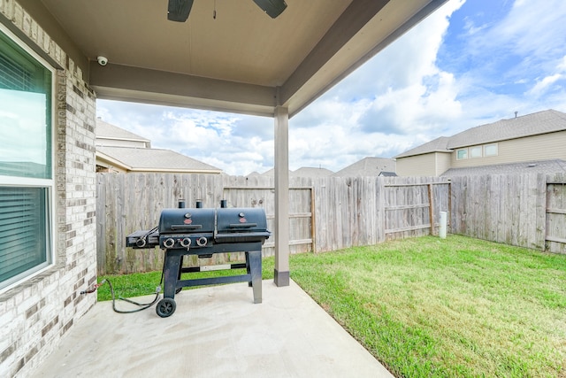 exterior space with a patio area