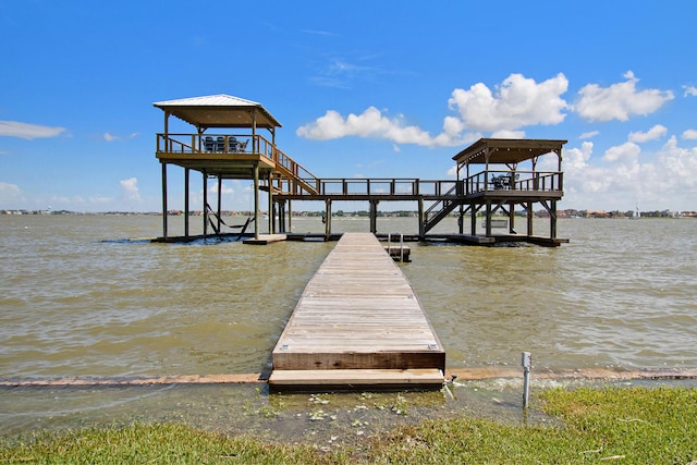 3821 Nasa Rd Unit 1, Seabrook, TX 77586 - dock featuring a water view
