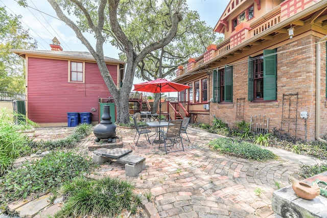 view of patio