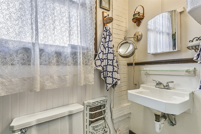 bathroom featuring a wealth of natural light