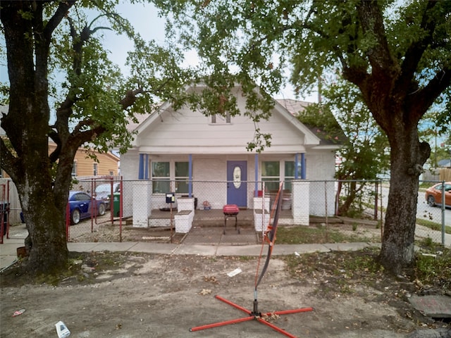 view of bungalow-style house