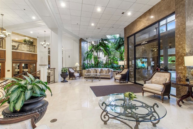 view of building lobby