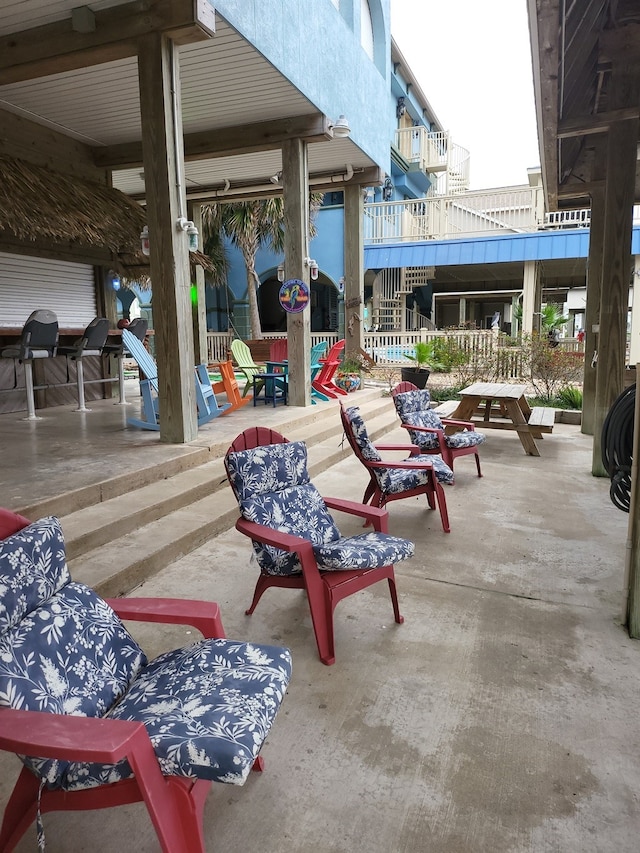 22921 Chiquita St, Galveston, TX 77554 - view of patio / terrace