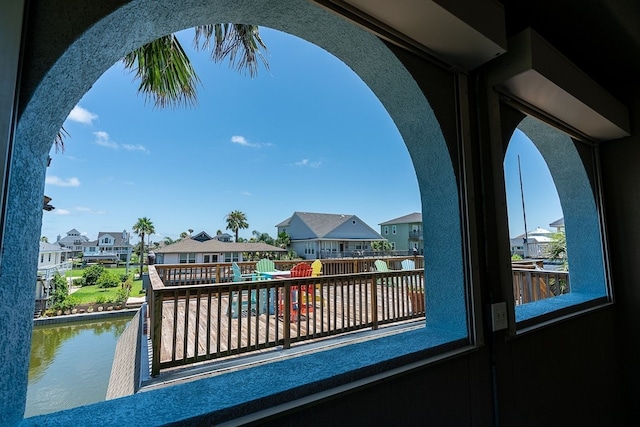 22921 Chiquita St, Galveston, TX 77554 - balcony featuring a residential view