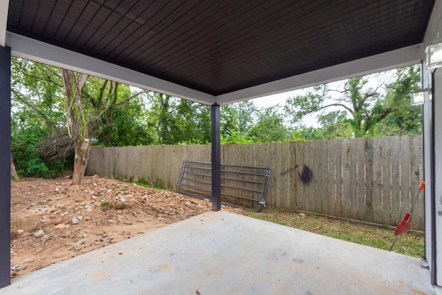1022 Adams St, Cleveland, TX 77327 - fenced backyard with a patio area