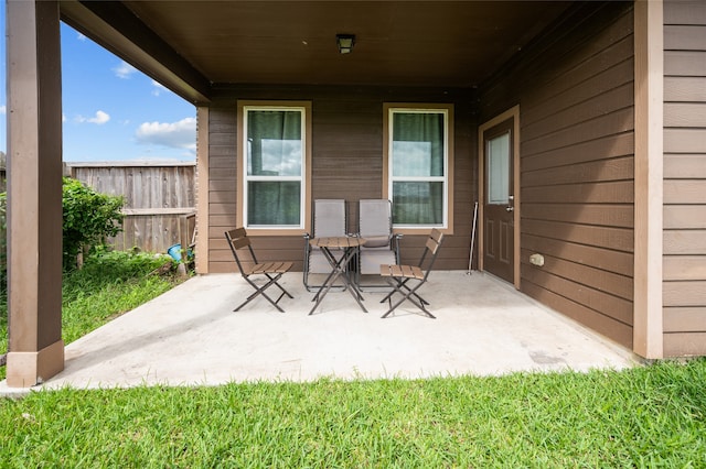 view of patio