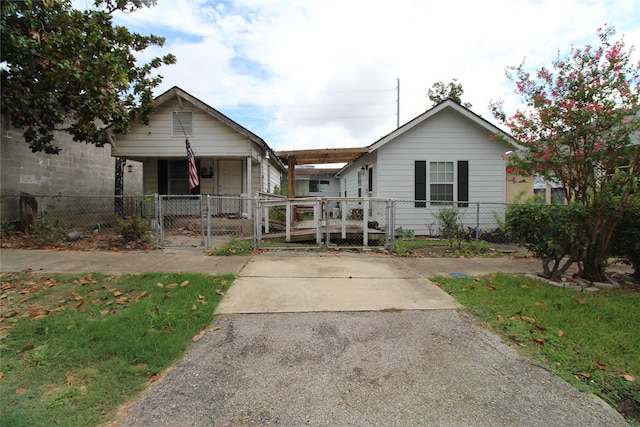 view of bungalow-style house