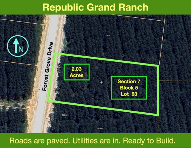 15346 Forest Grove Dr, Willis TX, 77378 land for sale