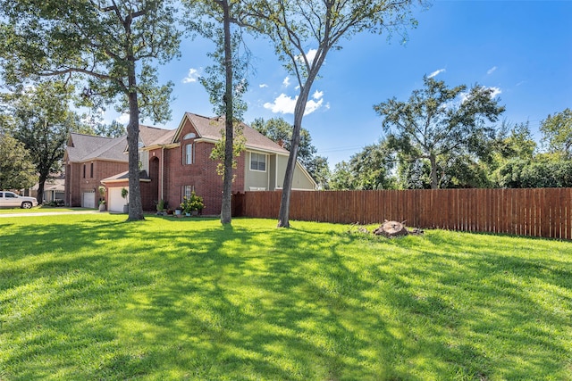 view of property exterior featuring a lawn