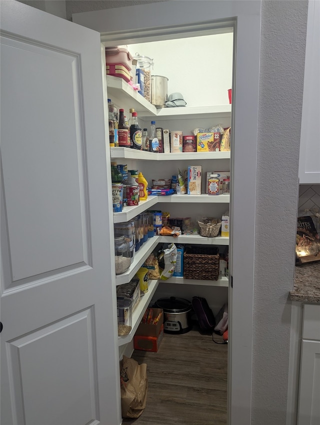 view of pantry