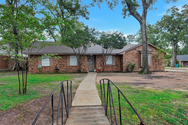 view of ranch-style home