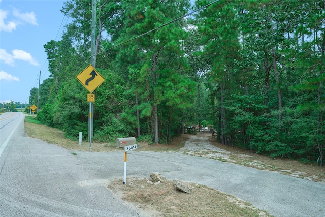 view of road