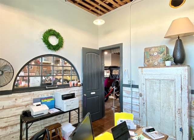 2127 Broadway St, Galveston, TX 77550 - office space featuring a high ceiling and tile patterned flooring