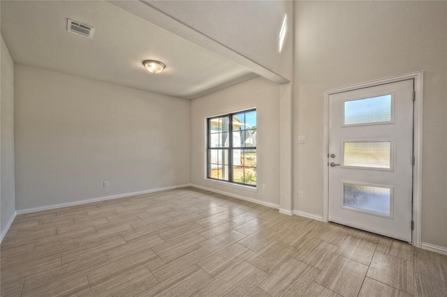 view of entrance foyer