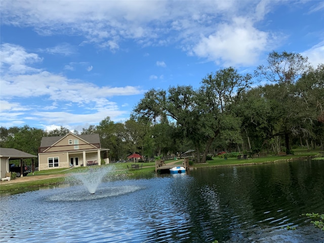 property view of water