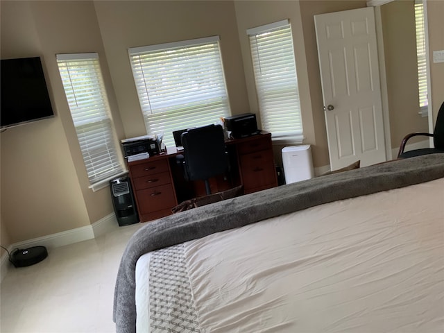 bedroom featuring carpet floors