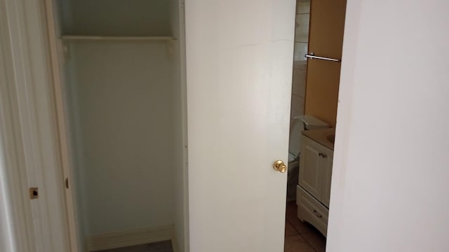 view of closet