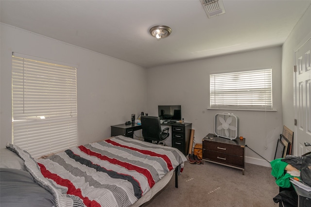 bedroom featuring carpet floors