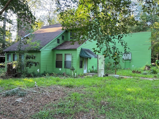 view of rear view of property