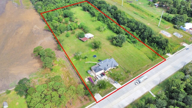 10510 Crosby Lynchburg Rd, Crosby, TX 77532 - aerial overview of property's location with property boundaries highlighted