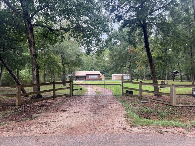 exterior space with a lawn