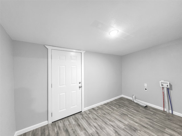 interior space with wood-type flooring