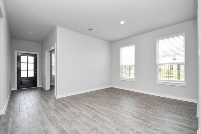 entryway featuring light hardwood / wood-style floors