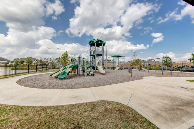 view of jungle gym