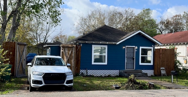 view of bungalow-style house