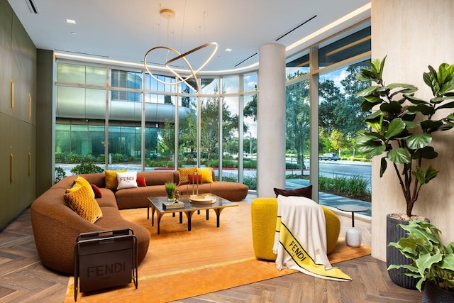 view of community lobby