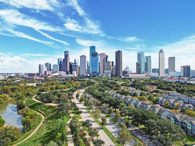 city view featuring a water view
