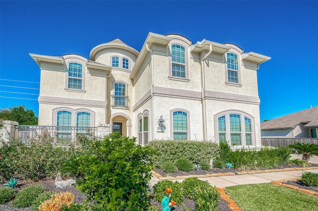 view of french country style house