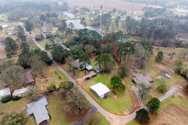 807 El Camino Dr, Grapeland, TX 75844 - view of property location with property parcel outlined and a nearby body of water