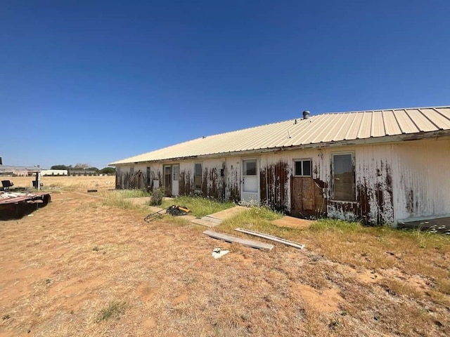 view of back of property