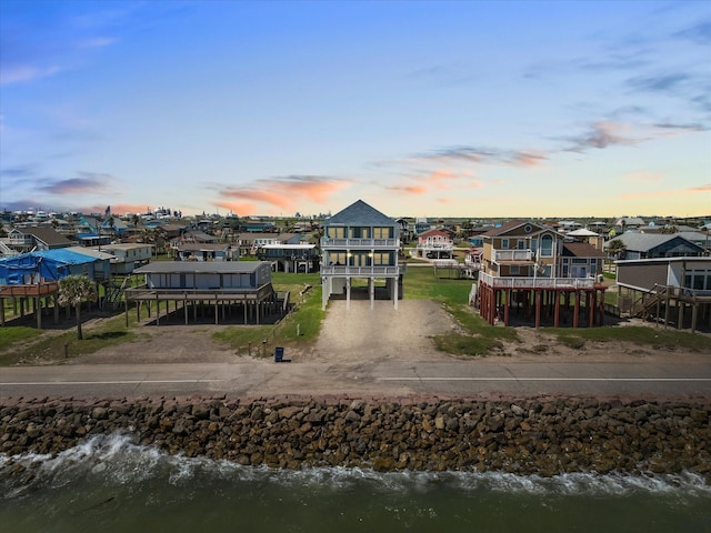 bird's eye view featuring a residential view