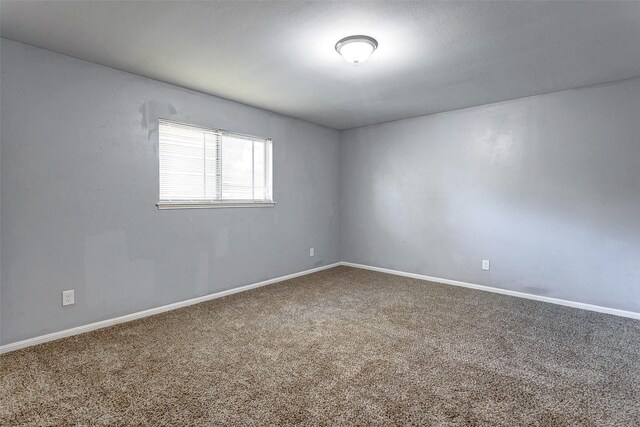 unfurnished room with carpet flooring