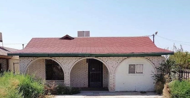 view of front of home