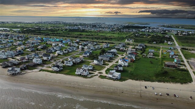 4010 Shallow Reef, Galveston, TX 77554 - aerial view of property's location featuring a large body of water and nearby suburban area