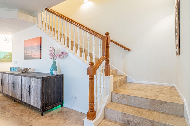 4010 Shallow Reef, Galveston, TX 77554 - stairs with baseboards