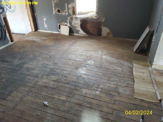 interior space featuring dark hardwood / wood-style flooring