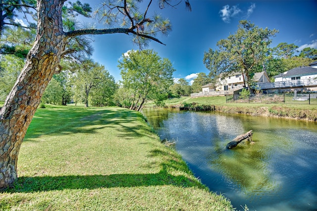 view of water feature