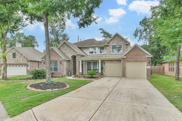 view of front of house featuring a front yard