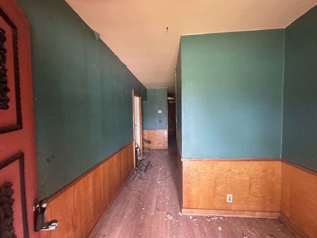 interior space with light wood-type flooring