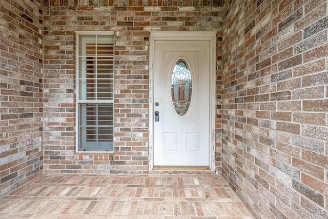 8705 Rowen Ct, Needville, TX 77461 - entrance to property with brick siding