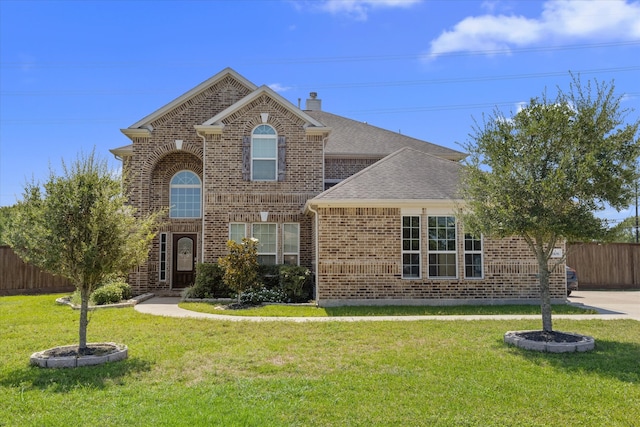 view of property with a front yard