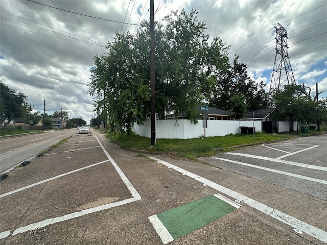 view of road