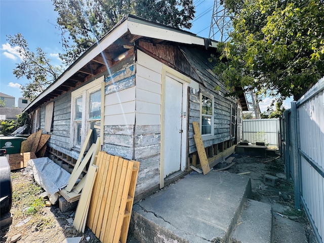 view of outbuilding