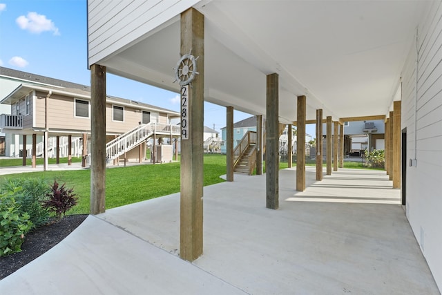 view of patio with cooling unit