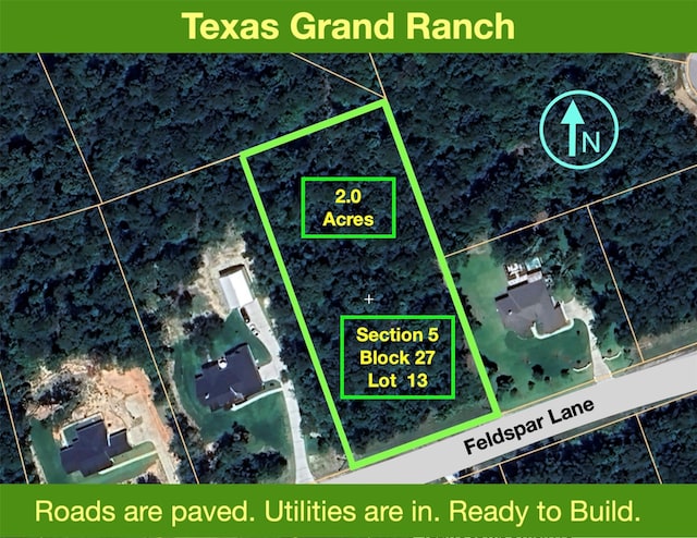 5-27-13 Feldspar Ln, Huntsville TX, 77340 land for sale